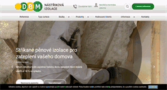 Desktop Screenshot of nastrikovaizolace.cz